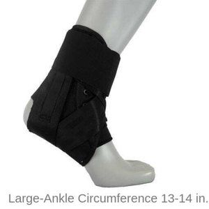 Coreline CLF8ALG Figure 8 Lace Up Ankle Stabilizing Large Restriction Strap